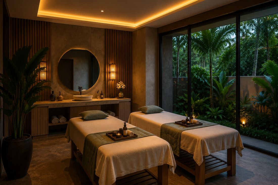 Spa and wellness wing